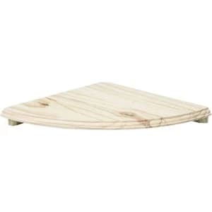 Wickes Pine Corner Shelf Kit - 300mm