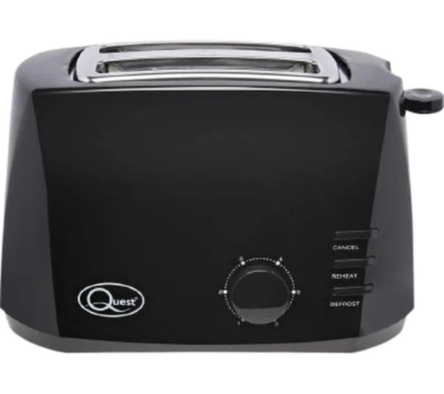 QUEST 34900 2-Slice Toaster - Black 5025301349004