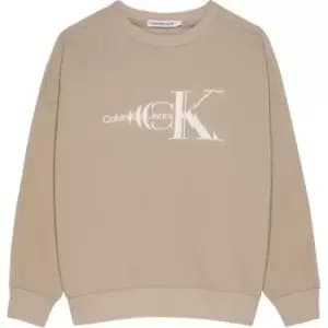 Calvin Klein Jeans Natural Dye Monogram Sweatshirt - Neutral
