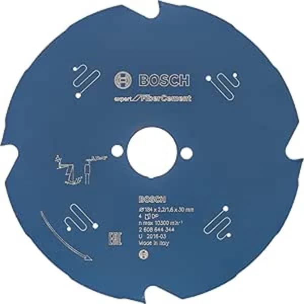Bosch Fiber Cement Cutting Saw Blade 2608644344 Diameter: 184mm