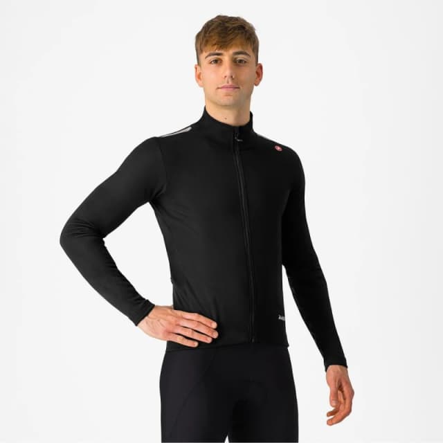 Castelli Espresso Air Mens Cycling Jacket M Light Black - Cycles UK