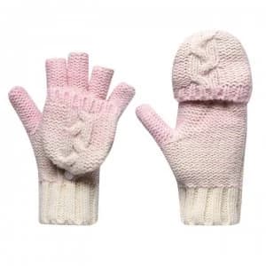 SoulCal Gradient Gloves Womens - Pink/White
