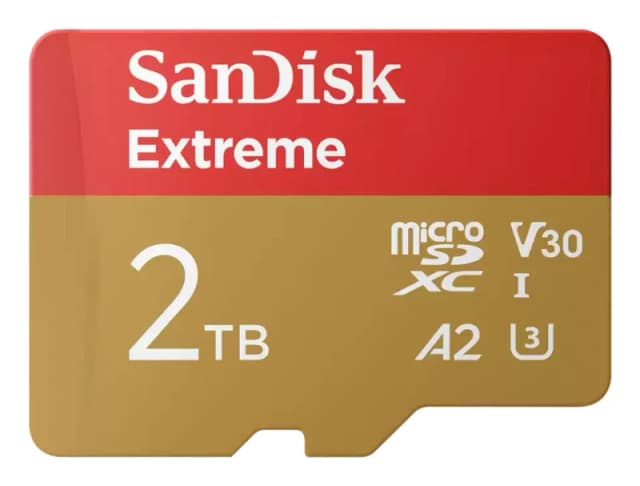 SanDisk SanDisk Extreme 2 TB MicroSDXC UHS-I Class 10 SDSQXAV-2T00-GN6MA