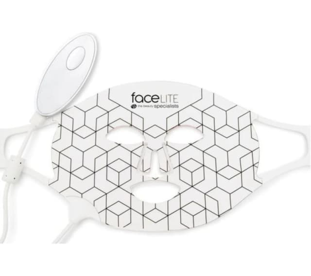 RIO FCLT2 FaceLITE LED Therapy Face Mask, White 5019487087881