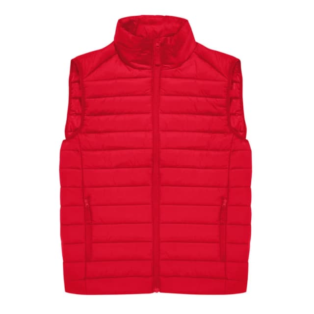 B&C Mens Reset Body Warmer in Red Size: XS Red Male XS