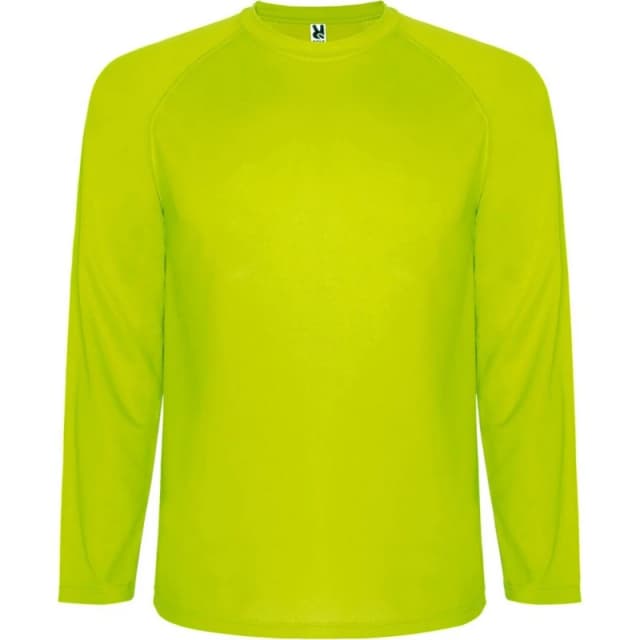 ROLY Montecarlo Long-Sleeved Sports T-Shirt in Yellow Size: 4 Years Yellow Unisex 4 Years