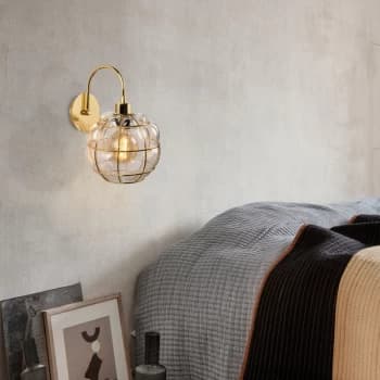 Safderun - 402-A Gold Wall Lamp