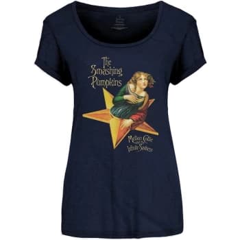 The Smashing Pumpkins - Mellon Collie Womens Large T-Shirt - Blue