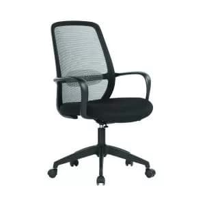 First Soho Task Chair 640x640x965-1040mm Mesh Back Black KF90954