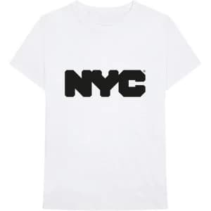 New York City - Logo Unisex Large T-Shirt - White