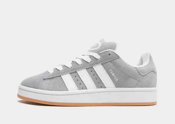 adidas grey campus 00s Junior trainers Grey/white UK 1