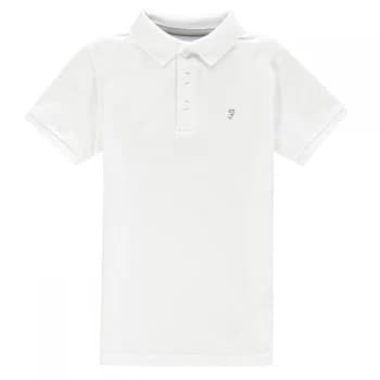 Farah Bugs Polo Shirt - Bright White