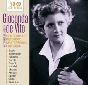 Her Complete Recorded Masterworks for Violin by Gioconda de Vito CD Album