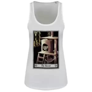 Deadly Tarot Womens/Ladies The Hermit Felis Vest Top (M) (White)