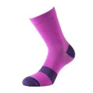 1000 Mile Approach Walkin Sock Ladies Fuscia Small