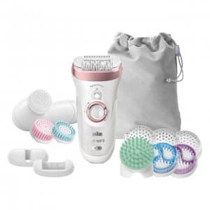 Braun Silk-epil 9 SES9970-V SkinSpa SensoSmart Wet & Dry Cordless Epilator - White