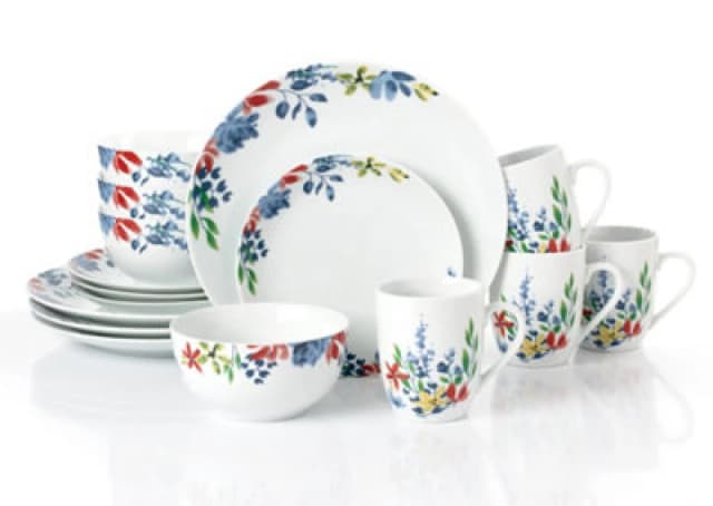 Waterside Waterside Floral 16 Piece Dinner Set Multi - Waterside Multi HR89701