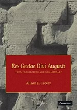 res gestae divi augusti text translation and commentary