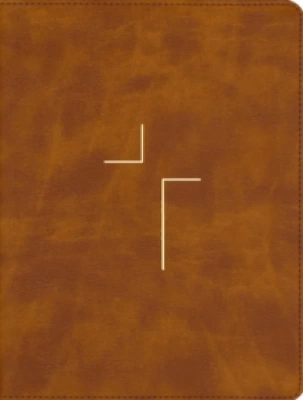 The Jesus Bible, ESV Edition, Leathersoft, Tan. Leather / fine binding. By Zondervan Books