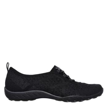 Skechers Breath-Easy Womens Casual Shoes - Black