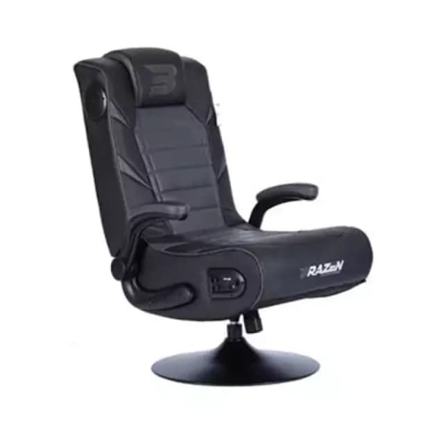 BraZen Panther Elite 2.1 Bluetooth Surround Sound Gaming Chair - Black / Grey