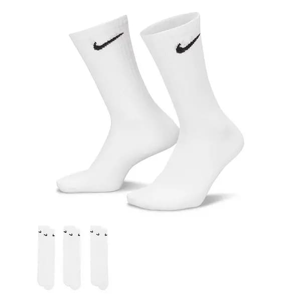 Nike Everyday Lightweight Training Crew Socks (3 Pairs), White/black