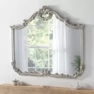 Carved Landscape mirror Silver 122(w)x104cm(h)