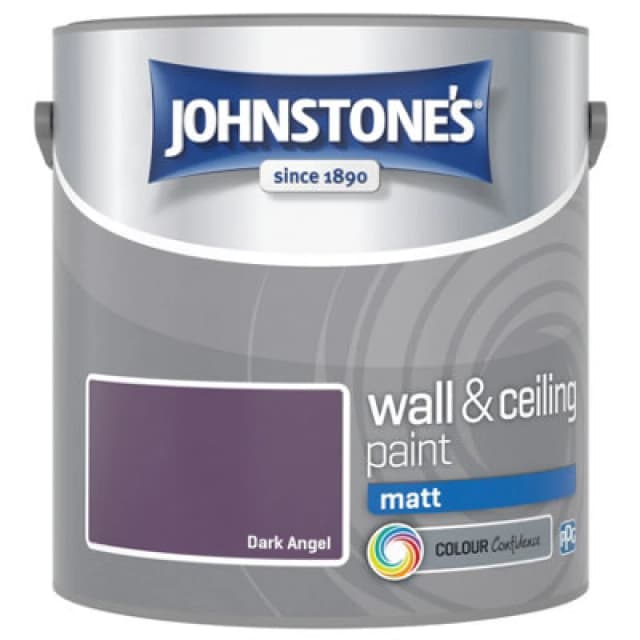 Johnstone's Matt Emulsion Paint, 2.5L, Dark Angel