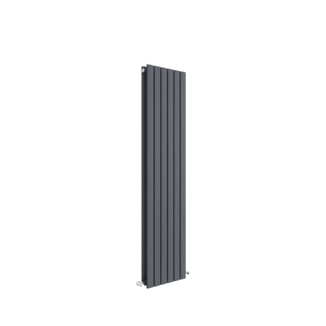 Balterley Vertical Double Panel Radiator 3105 BTU Anthracite 1500x 354mm Grey