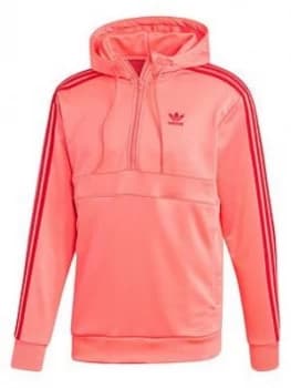 adidas Originals 3 Stripe Half Zip Hoodie