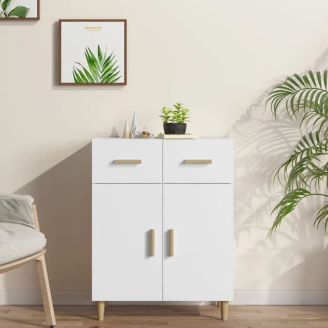 VIDAXL Sideboard White 69.5x34x89cm Engineered Wood Vidaxl 8720286972458