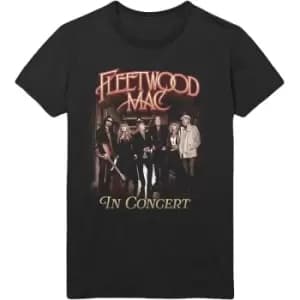 Fleetwood Mac - In Concert Unisex Large T-Shirt - Black