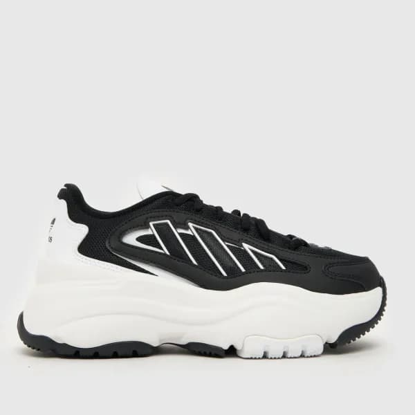 adidas Black & white ozgaia Youth Trainers