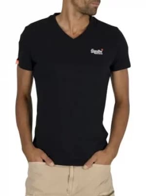 Orange Label Vintage EMB V-Neck T-Shirt