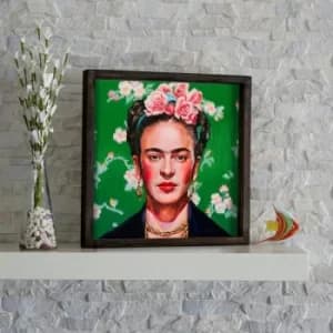 KZM214 Multicolor Decorative Framed MDF Painting