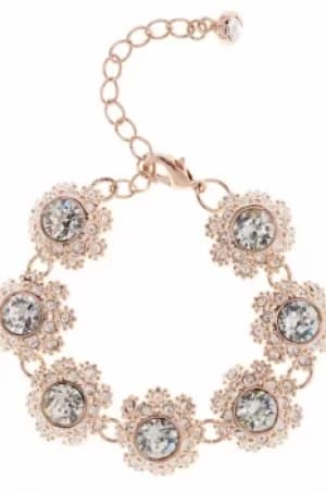 Ted Baker Ladies Gold Plated Seah Crystal Daisy Lace Bracelet TBJ1581-24-02