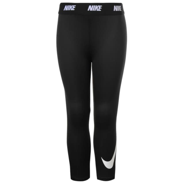 Nike Swoosh Leggings Infant Girls - Black 5 - 6 Years