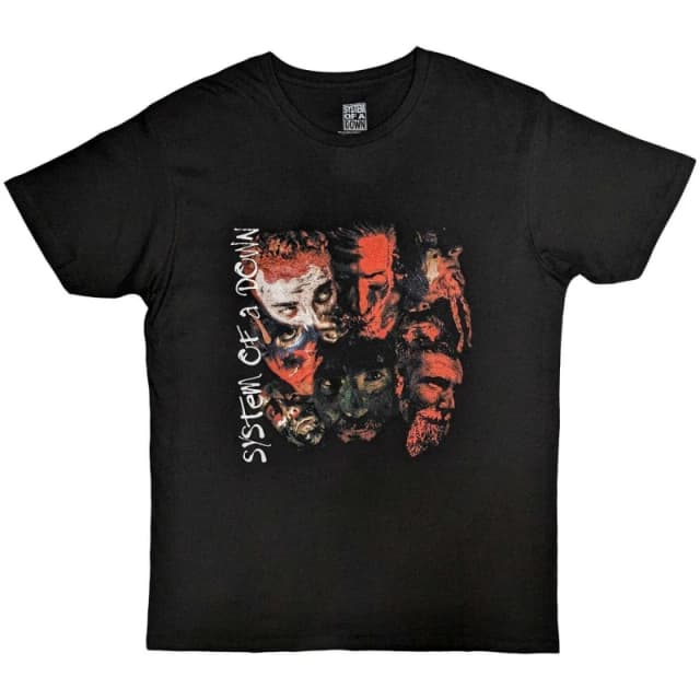 System Of A Down System Of A Down Men T-Shirt in Black Size: Small Black S Male 5063425370467