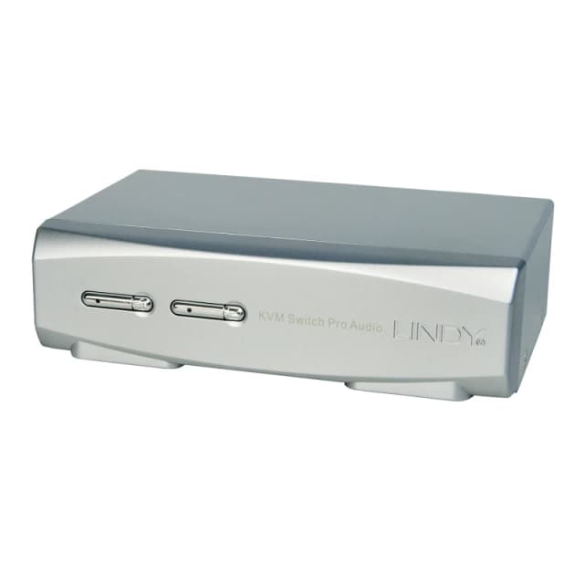 Lindy 2 Port KVM Switch Pro USB 2.0. DisplayPort 1.2 with TTU