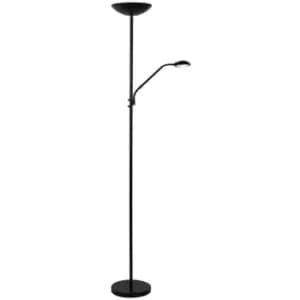 Lucide ZENITH - Floor Reading Lamp - LED Dim. - 3000K - Black