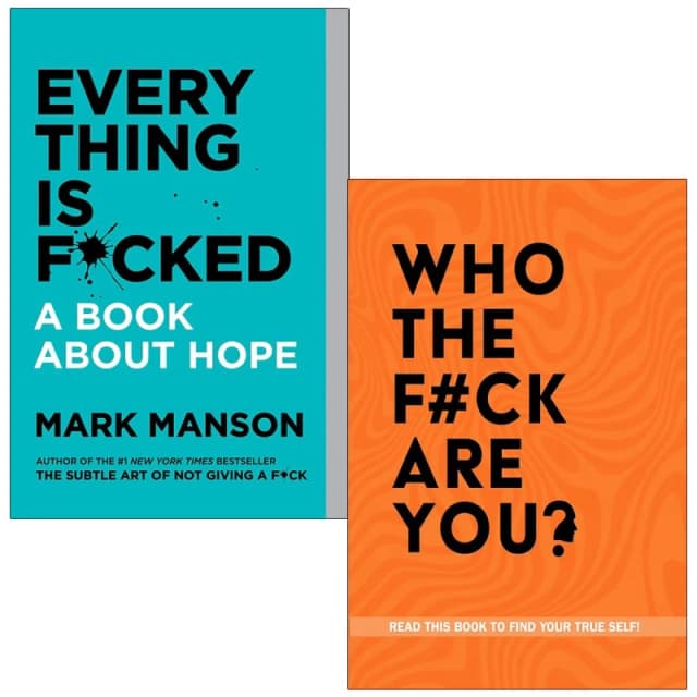 Mark Manson Collection 2 Books Set The Subtle Art of Not Giving a Fck Paperback Mark Manson Books