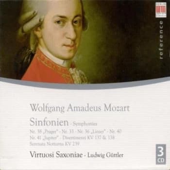 Wolfgang Amadeus Mozart - Symphonies (Guttler, Virtuosi Saxonia) CD
