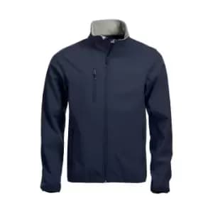 Clique Mens Basic Soft Shell Jacket (4XL) (Dark Navy)