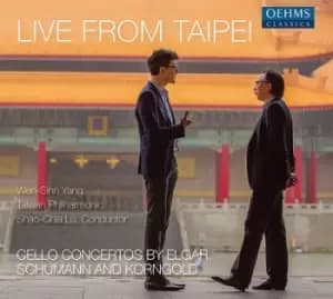 Live from Taipei Cello-concertos By Elgar Schumann and Korngold by Edward Elgar CD Album