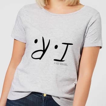 I Am Weasel I.R. Womens T-Shirt - Grey - L