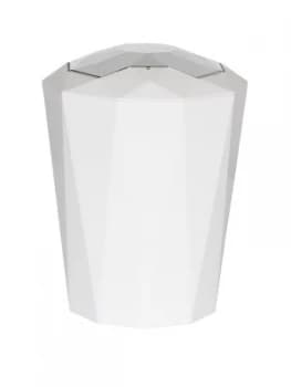 Spirella Crystal 5-Litre Bin In White