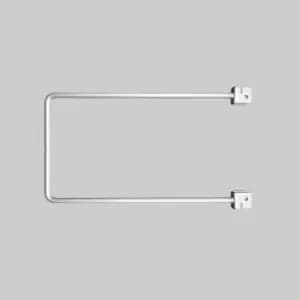 RBUK Hardware Twin Slot Flexible Bookend - 250mm - White - 2 Pack
