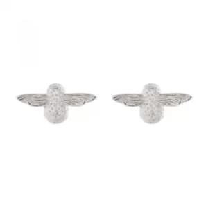 Ladies Olivia Burton Sterling Silver 3D Bee Stud Earrings