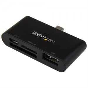 StarTech.com On-the-Go USB card reader for mobile devices - supports SD & Micro SD cards