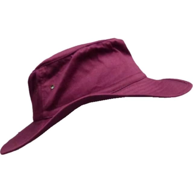 Kookaburra Wide Brim Cricket Bucket Hat in Maroon Size: Large Maroon Unisex L